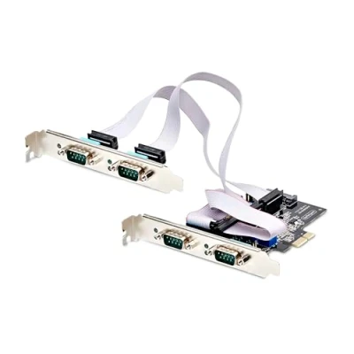 Afbeelding van StarTech 4 Port Serial PCIe Card RS232/422/485