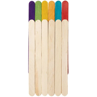 Afbeelding van Colorations Gekleurde Houten Knutselstokjes, 1000st.