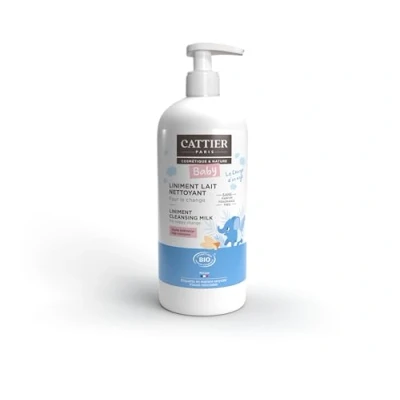 Image de Cattier Liniment lait nettoyant bébé pour le change bio 500ml