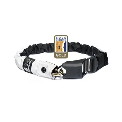 Afbeelding van Hiplok Gold Anti diefstalslot, uniseks, volwassenen, zwart (superhelder), 10 mm, geharde stalen ketting