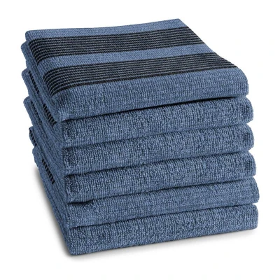 Afbeelding van DDDDD keukendoek Baxter 50x55 cm Denim 6 stuks