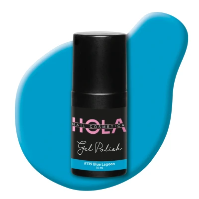 Afbeelding van Gelpolish #139 Blue Lagoon 10ml blauw Gelnagellak Hola