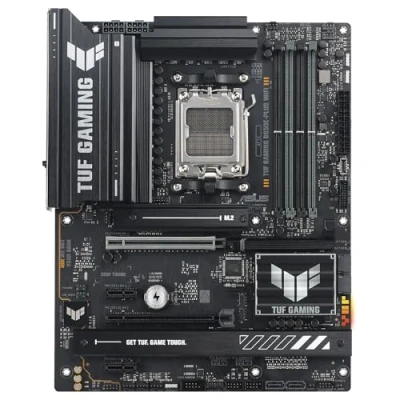 Afbeelding van ASUS TUF GAMING B650E PLUS WIFI Moederbord ATX Socket AM5 AMD B650 chipset USB C Gen 2x2, 3.2 Gen2, 2, 1 Wi Fi 6E, Bluetooth, 2.5 Gigabit LAN interne afbeeldingen (CPU vereist) HD Audio (8 kanaals)