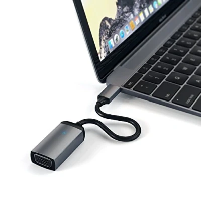 Afbeelding van Satechi Type C naar VGA Adapter space gray ST TCVGAM