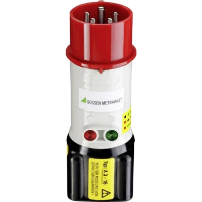 Afbeelding van Gossen Metrawatt A3 16 Meetadapter CEE stekker A 5 polig Bus 4 mm
