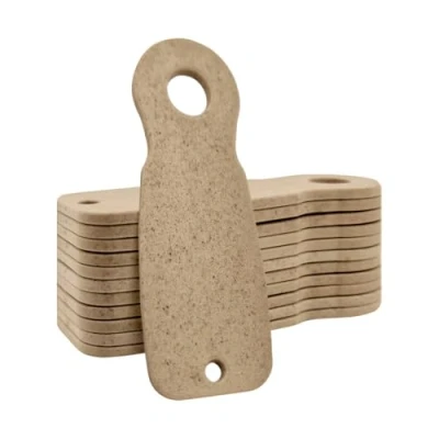 Afbeelding van CombiCraft Blanco Caddy Key Houtvezel Winkelwagenmunt 50 stuks
