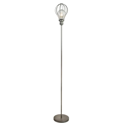 Afbeelding van Searchlight Balloon Cage Staanlamp 166 Cm Zilver