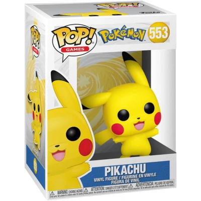 Afbeelding van Funko Pop! Games: Pokémon Pikachu (Waving) Waving) Vinyl figuur om te verzamelen Cadeau idee Officiële producten Speelgoed voor kinderen en volwassenen Games Fans