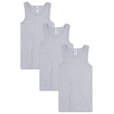 Afbeelding van Sanetta 3 PACK Hemd voor kinderen, Maat: 104, Grau