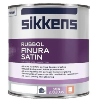 Afbeelding van Sikkens Rubbol Finura Satin 0,5 liter Houtverf