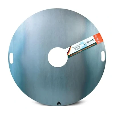 Afbeelding van Bakplaat met een diameter van 100 cm en dikte 6 mm ideaal voor vuurvaten barbecues Made in Germany door de marktleider op het gebied kookplaten.