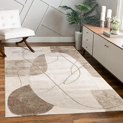 Afbeelding van Paco Home Vloerkleed Woonkamer Laagpolig Patroon Bloemen Regenboog Geometrisch 200x290 cm
