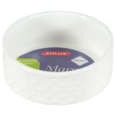 Afbeelding van Zolux Voerbak Margot Wit 8 cm