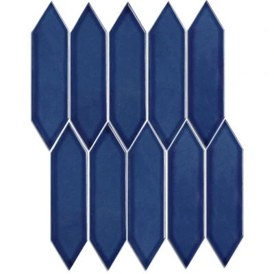 Afbeelding van The Mosaic Factory Paris Picket Blue Glossy