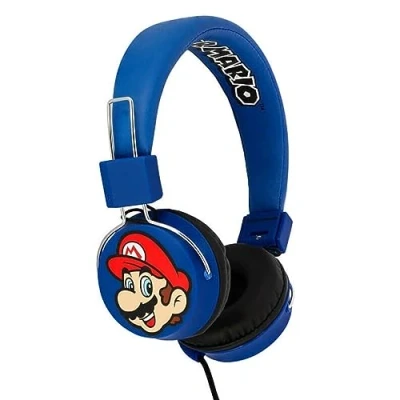 Image de OTL casque d&#039;écoute Super Mario bleu junior