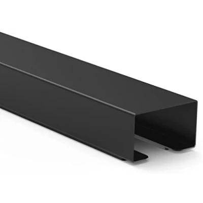 Afbeelding van Hama Magnetische Kabelgoot 55 Cm Voor Bevestiging Aan Een Tafelpoot Zwart