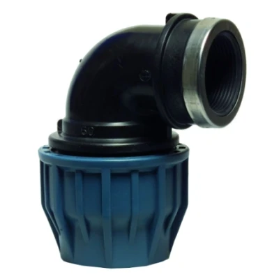 Afbeelding van Tyleen koppeling knie 90 32 mm x 3/4&quot; binnendraad