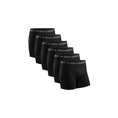 Afbeelding van Danish Endurance 6 PACK Classic Boxershort, Heren, Maat: 4XL, Black