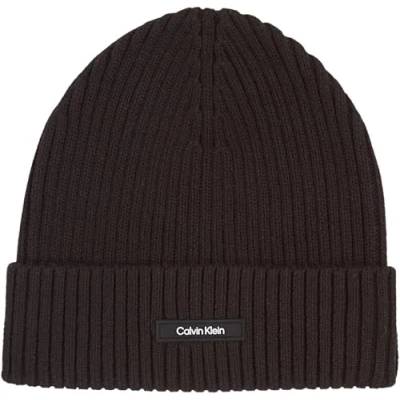Afbeelding van Calvin Klein Classic Beanie Unisex Muts, Maat: One Size, Black