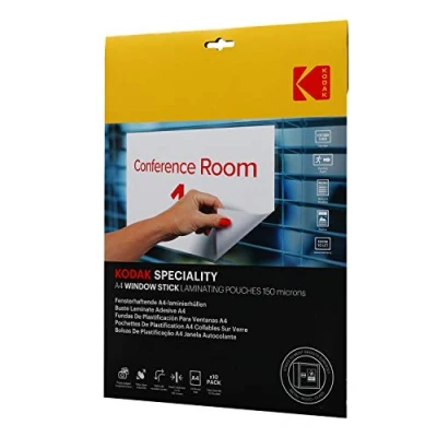 Afbeelding van Kodak lamineerfolie A4 zelfklevend 150 micron 10 stuks