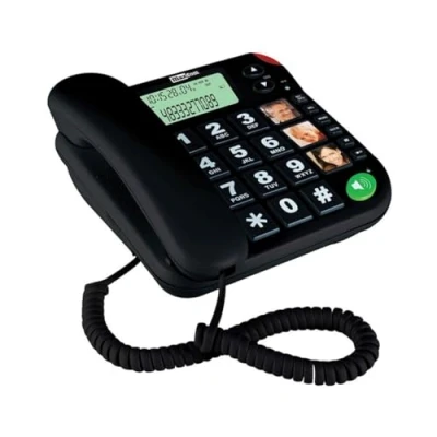 Afbeelding van Maxcom KXT 480 Single DECT telefoon Zwart