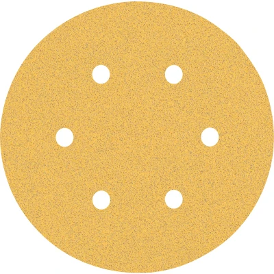 Image de BOSCH 2608900919 Feuille abrasive Expert C470 Best for Wood and Paint, diamètre 150 mm, grain 80, 6 trous (50 pcs)