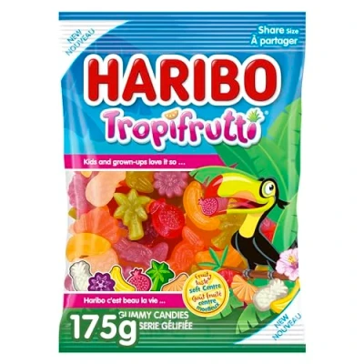 Afbeelding van HARIBO snoep Tropifrutti cadeau 175 g totaal