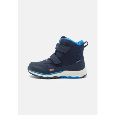 Afbeelding van Trollkids Hafjell Outdoorschoenen voor kinderen, Maat: 40, Navy/medium blue Imitatieleer/ textiel