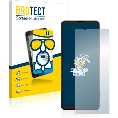 Afbeelding van BROTECT Screenprotector voor Sony Xperia 1 III Folie Beschermfolie Beschermglas matte