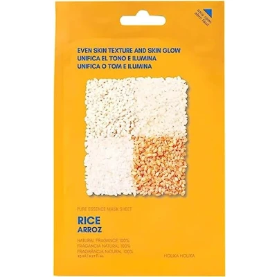 Afbeelding van Holika Pure Essence Mask Sheet Rice Regenerating Made Of 20Ml Ecstrakt