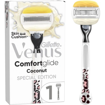 Afbeelding van Gillette Venus Scheermes ComfortGlide Coconut Leopard 1 set