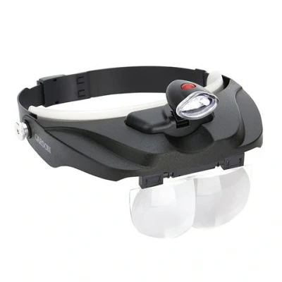 Afbeelding van Carson Hoofdloep PRO Series MagniVisor Deluxe met LED en 4 lenzen