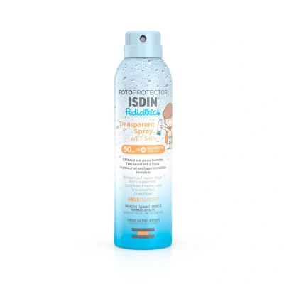 Afbeelding van Isdin Pediatrics Transparant Spray Wet Skin SPF50 250 ml
