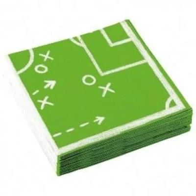 Afbeelding van Voetbal Servetten Kicker party 20 stuks