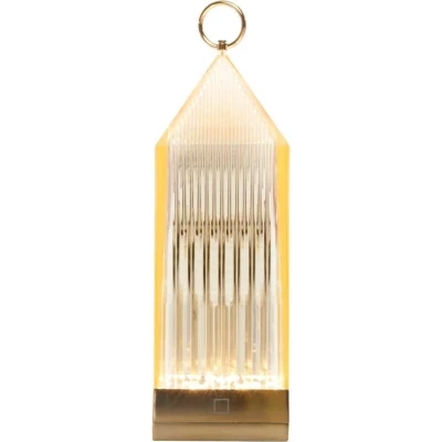 Afbeelding van Kartell Lantern Tafellamp LED 31 X 9,5 Cm Geel