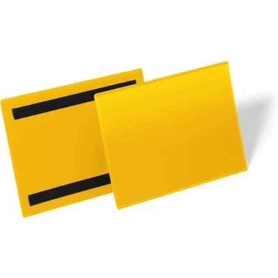 Afbeelding van Durable 174304 magneethoesjes, A5, geel, 50 stuks