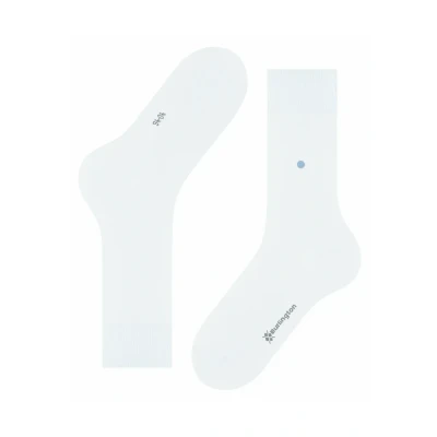 Afbeelding van Burlington LORD Onesize Sokken white, Heren, Maat: 40/46, White