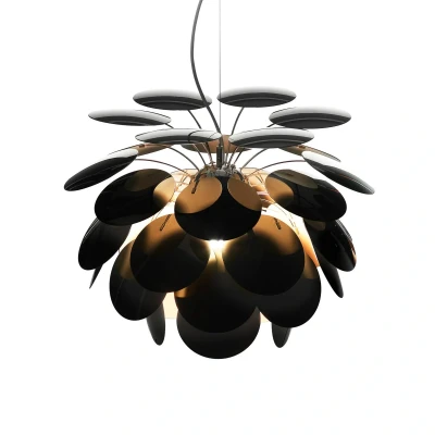 Afbeelding van Marset Discocó hanglamp Ø68 zwart goud