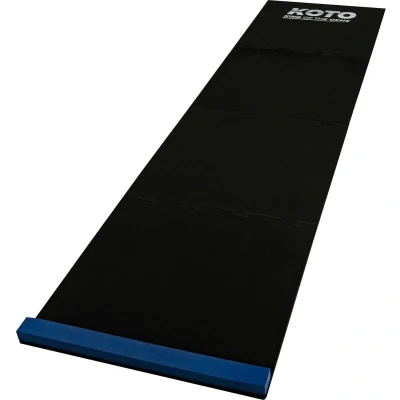 Afbeelding van KOTO Puzzel Dartmat 237 x 60 cm, Blauwe Oche + Zwarte Dart Mat, Schuim Beginners &amp; Professionals