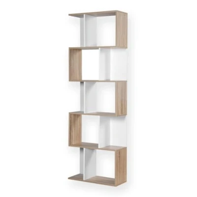 Afbeelding van CALICOSY Boekenkast multi kast H180 cm Hout en wit decor