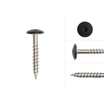 Afbeelding van Wovar Kleurkopschroeven Zwart rvs 4.8 x 32 mm Doos 100 Stuks