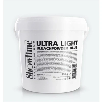 Afbeelding van Showtime Ultralight Blondeerpoeder Blauw 500gr