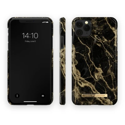 Afbeelding van iDeal of Sweden Apple Iphone 11 Pro/XS/X Fashion Case 191 Golden Smoke Marble