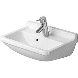 Afbeelding van Duravit Philippe Starck 3 wastafel 50x36cm Wondergliss wit