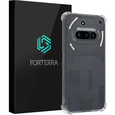 Afbeelding van Hoesje Geschikt voor Nothing Phone 3a Case Shockproof Siliconen Hoes (3a) Shock Proof Back Cover Transparant