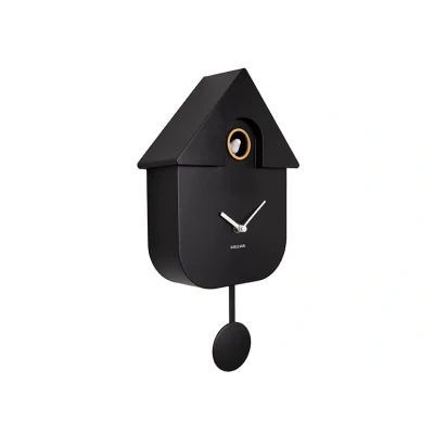 Afbeelding van Karlsson Modern Cuckoo koekoeksklok Zwart / 41x 8,5 x 21,5 cm Kunststof
