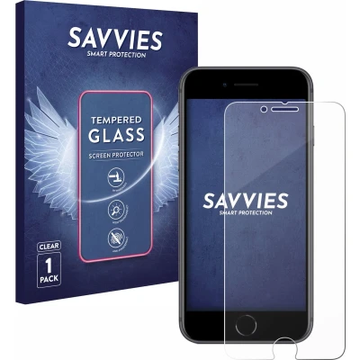 Afbeelding van Savvies Glas Screenprotector voor Apple iPhone 8 Gehard Beschermglas 9H