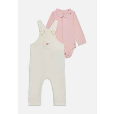 Afbeelding van Petit Bateau SET Tuinbroek voor kinderen, Maat: 81, Milk/joli
