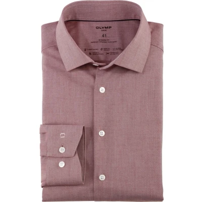 Afbeelding van OLYMP Overhemd Luxor 24/Seven Modern Fit Bordeaux 42