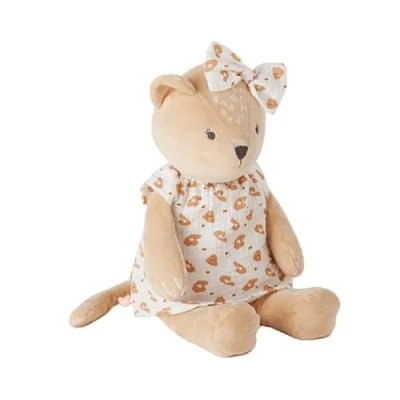 Image de Noukie’s Peluche Bébé Kendi le Léopard 25 cm Doudou Coton Bio Ultra Doux Cadeau